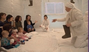 “Первый снег”, интерактивный спектакль “Первого театра” для детей от 10 месяцев, Москва, отзыв читателя
