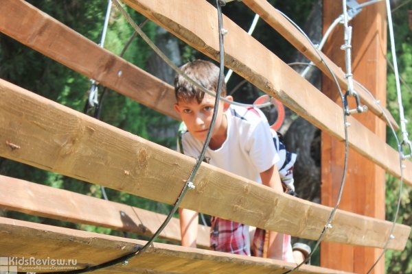 "На высоте", веревочный парк для детей и взрослых в Адлерском парке культуры и отдыха, Сочи