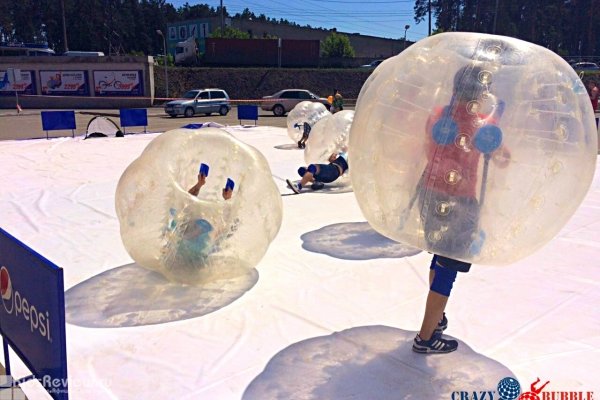 Crazy bubble, игры в бампербол в Новосибирске