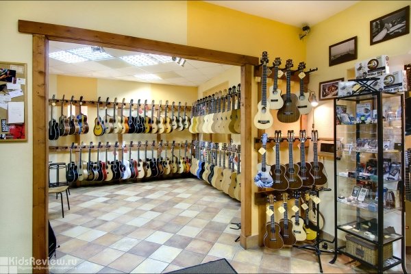 "Муздеталь", магазин музыкальных инструментов, акустические гитары в Москве