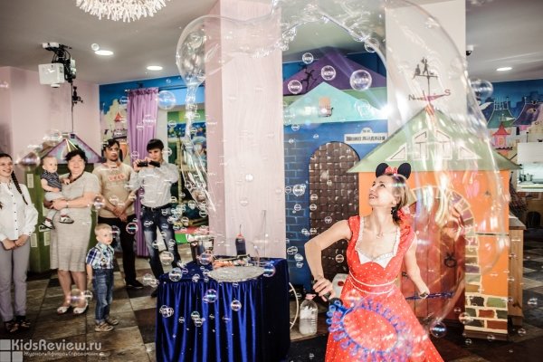 "Новое явление", шоу мыльных пузырей для детского праздника в Тюмени