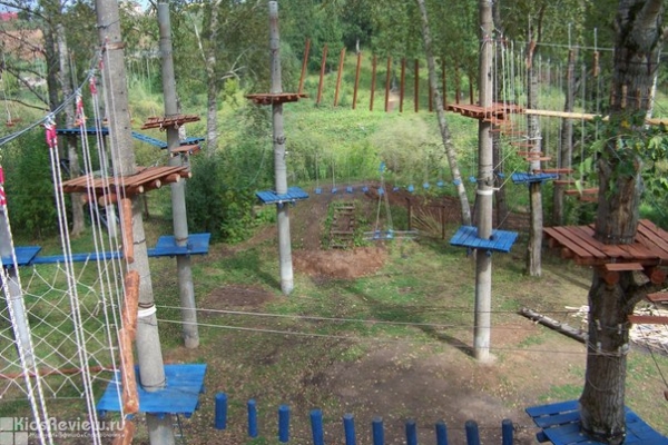 Monkey Park, веревочный парк на лыжной базе "Динамо" на Южном, Пермь