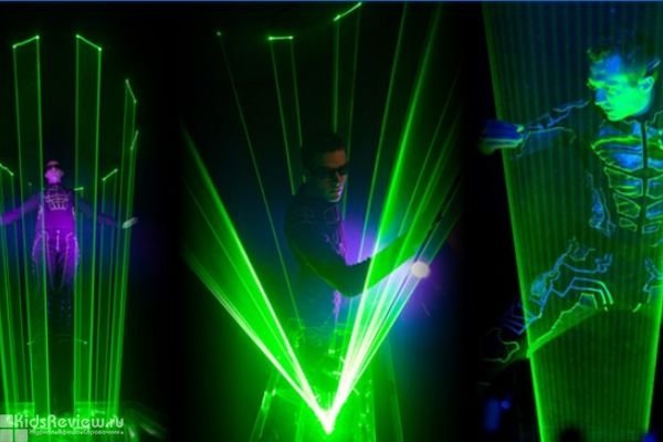 Laserman, "Лазермен", профессиональное лазерное шоу на детский или семейный праздник, Красноярск