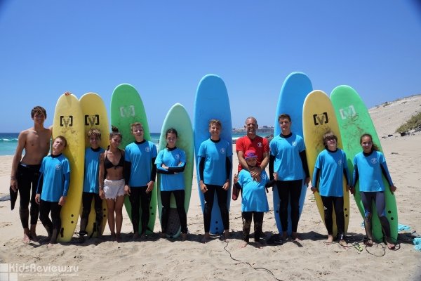 Языковой сёрф лагерь ISS Camp для детей 9-17 лет на Канарских островах, Испания