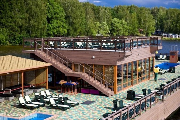"Малибу", семейный развлекательный комплекс, отель, бассейн, рестораны, пляж в Мытищинском районе, Москва
