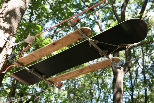 "ПандаПарк Измайлово", веревочный курс в Измайловском парке, Москва
