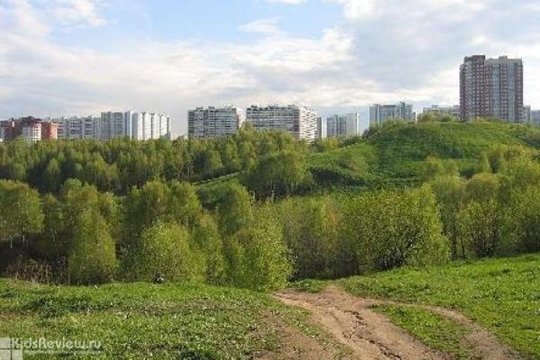 "Крылатские холмы", ландшафтный парк, горнолыжный склон в Крылатском, Москва
