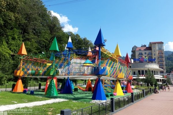 "FunГрад Роза Хутор", веревочный парк, Сочи