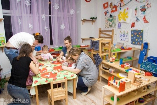"Бэби центр", клуб раннего развития, Монтессори-класс для детей от 1 года на Кантемировской, Москва
