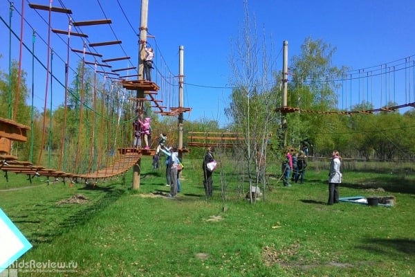 "На Высоте", веревочный парк для детей от 4 лет и взрослых в ПКиО имени 30-летия ВЛКСМ, Омск