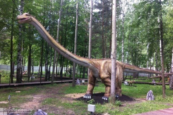 "Динолэнд", парк динозавров в Сормовском парке, Нижний Новгород