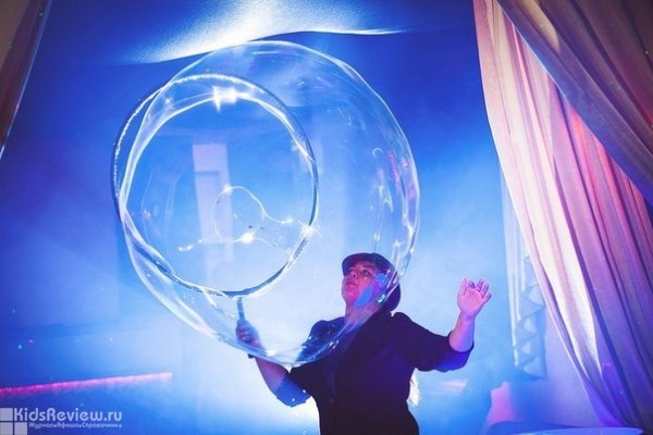 Bubble Show, "Бабл шоу", интерактивное шоу мыльных пузырей на заказ в Томске