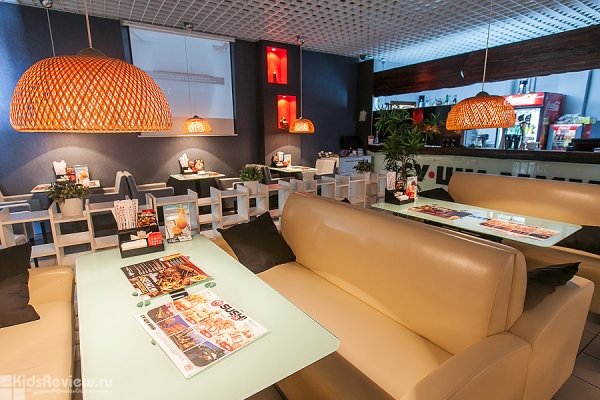 "Сушимин", ресторан японской кухни с детским меню в ТЦ "Зеркало", Бор, Нижегородская область