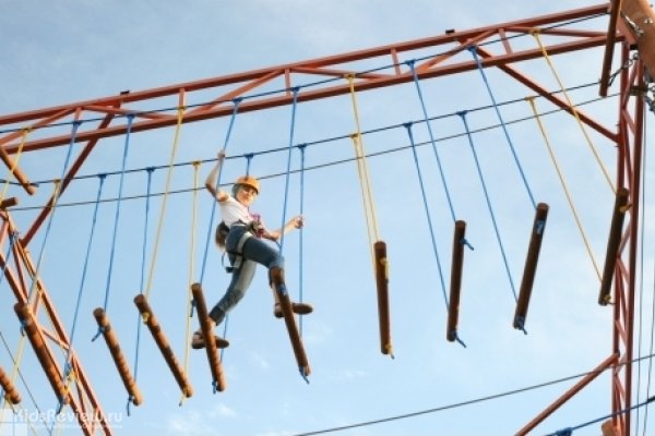 "ПандаПарк Коломенское", веревочный парк для детей от 3 лет и взрослых в Коломенском, Москва