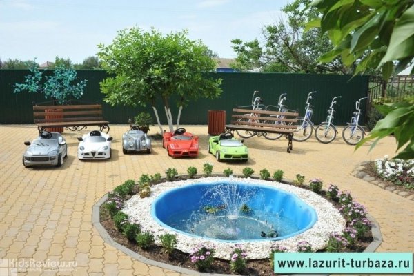 "Лазурит", база отдыха с бассейнами и детским городском в Волгоградской области