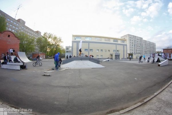 Экстрим-парк НГТУ, спортивная площадка, площадка для паркура, Новосибирск
