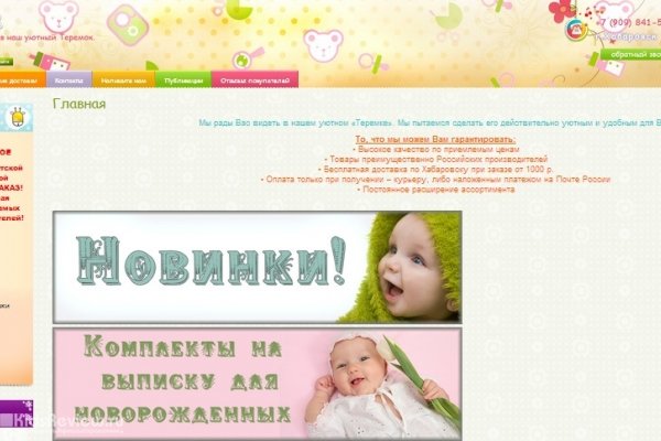 Dvteremok.ru, "Теремок", интернет-магазин одежды и игрушек для детей от рождения до 11 лет, Хабаровск