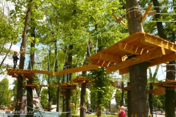 "Маугли-парк", веревочный город для детей и взрослых в парке "Юность", Калининград