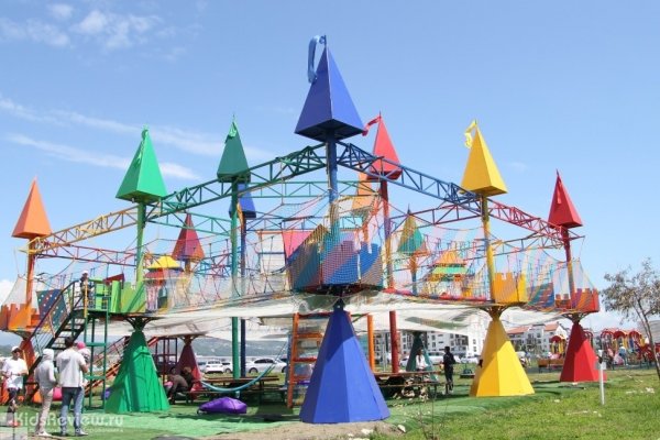"FunГрад", "ФанГрад", веревочный парк для детей от 2 до 12 лет в парке "Сокольники", Москва
