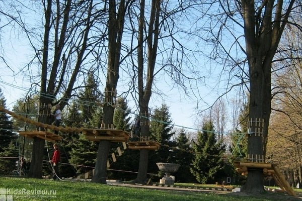 "Маугли-парк", веревочный парк приключений для детей и взрослых в ЦПКиО им. Калинина, Калининград