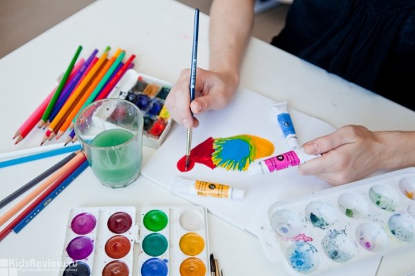 Класс ИЗО для детей от 1 года в творческой мастерской "Я - художник", Тюмень