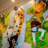 Monkey Park, "Манки Парк", детский развлекательный центр с высоким скалодромом, батутами, лабиринтами и нерфом в Марьино, Москва